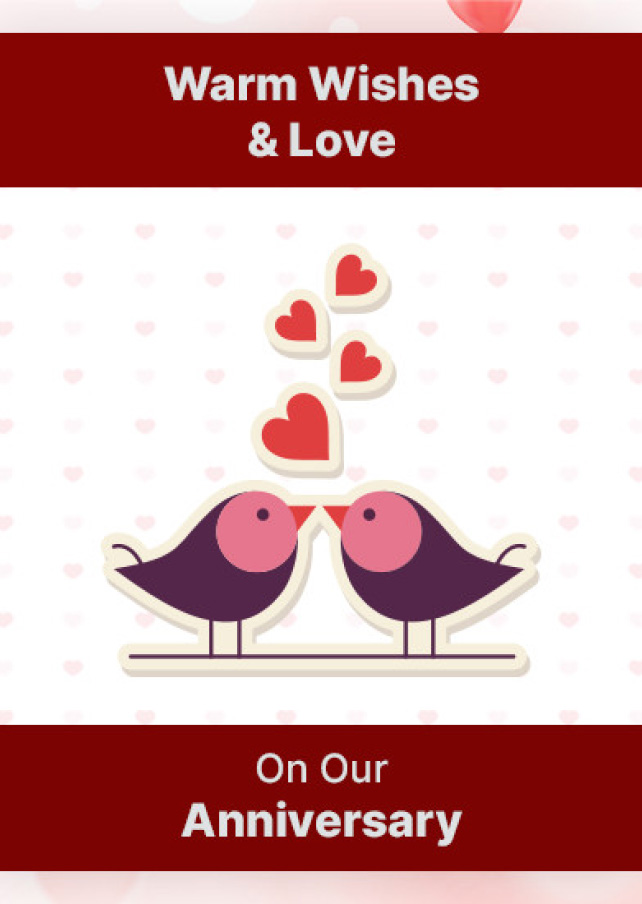 Hearts & Love for our Anniversary