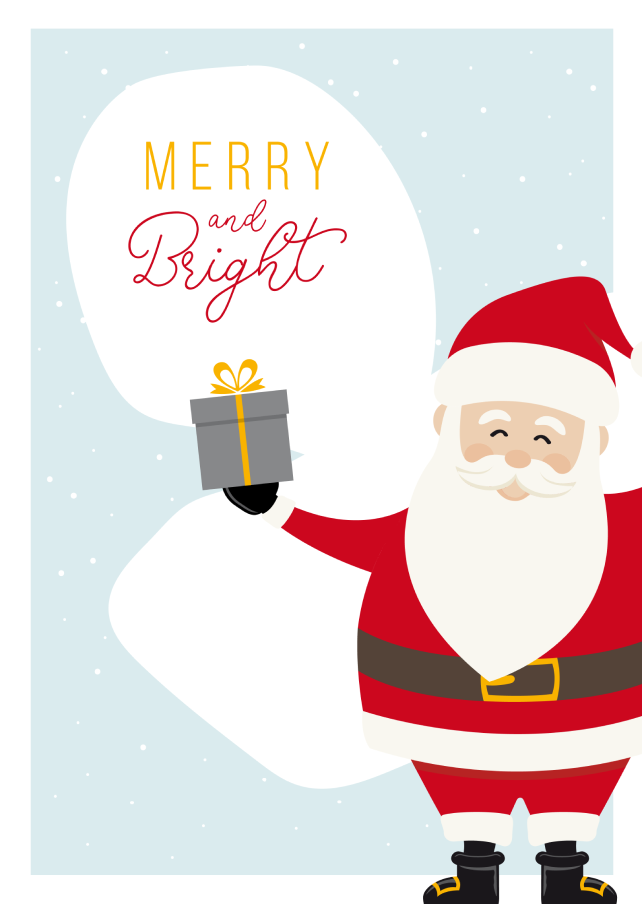 Santa is here with Presents