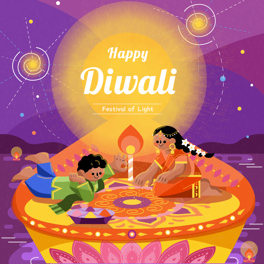 Diwali Celebration with Family