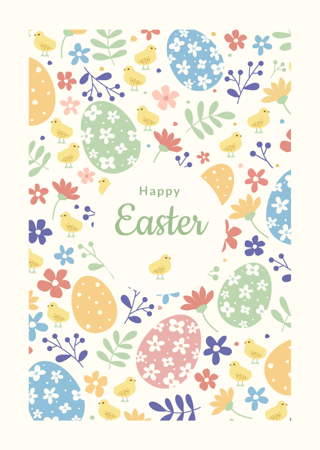 Easter Goodness wrapped in Blooms