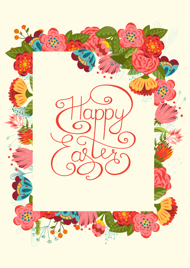 Flowerful Easter with Colors & Joy