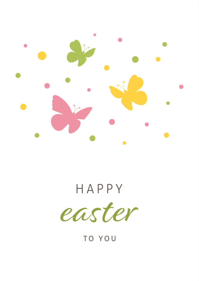 Butterflies and Colors for this Easter
