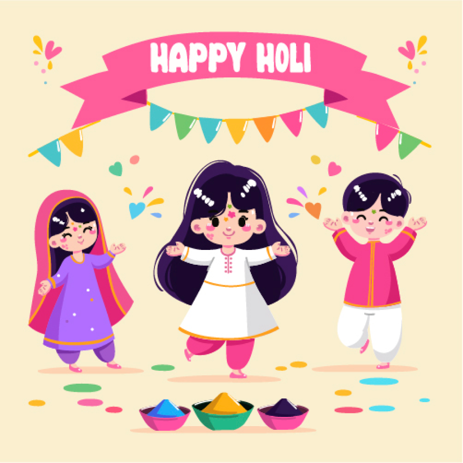 Colors Fly, Spirits Soar — it's Holi Time!
